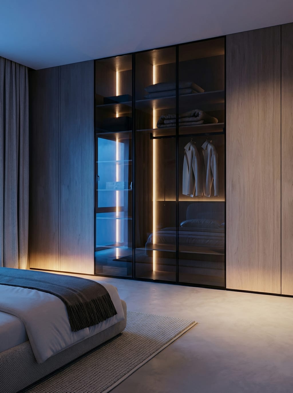 Illuminated Joinery: The Wardrobe as Light Sculpture