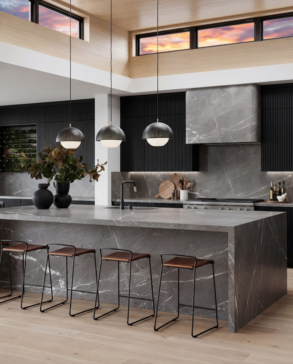 The Monolithic Kitchen: Gravity, Grace, and Light